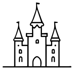 Zamek ilustracja