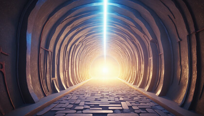 Obraz premium Exploring the Soul's Ascension, Astral Travel, and Spiritual Transcendence in Near Death Experiences