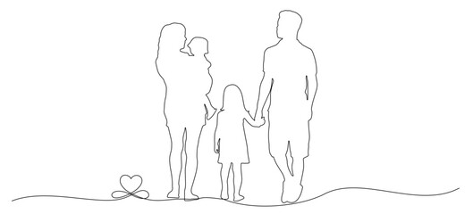 illustration of a family