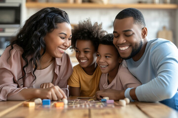 Family Playing board games or card games encourages cooperation, communication, and understanding of each other's emotions during wins and losses.