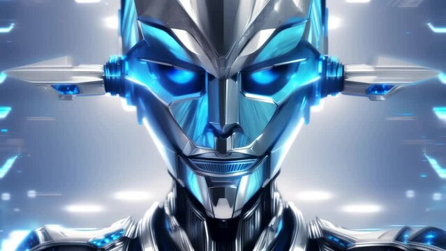 portrait of an android robot