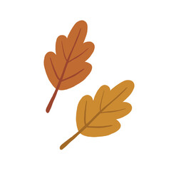 leaf and flowers icon illustration - plants illustration - nature