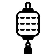 Chinese Latern Vector Graphic Icon 
