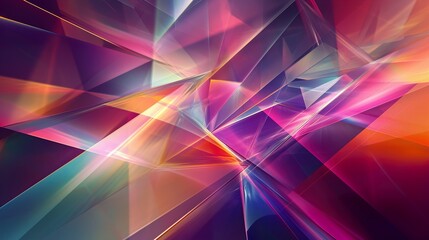 Digital holographic linear geometric abstract background