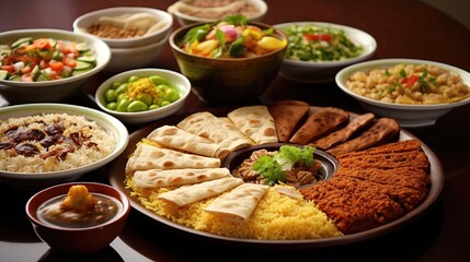 Arabian Nights on a Plate: Delicious food Platter 