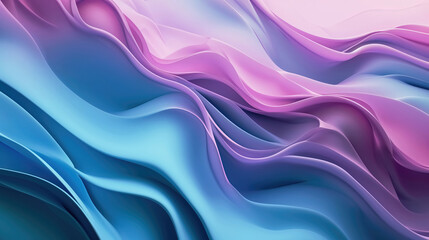 Abstract background, 3d bluecolor wavy stripes pattern, interesting spiral design.