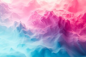 Fototapeta premium ピンクと水色の抽象的な背景, Generative AI