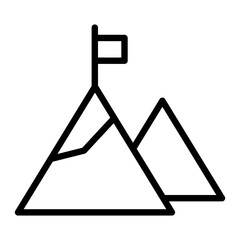 Pinnacle Icon Element For Design