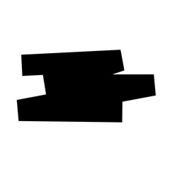 Abstract Sign zig zag