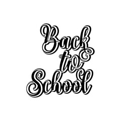 back to school good luck mootivational lettering vector design