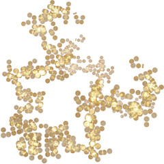 Gold splashes PNG clipart on transparent background Great for creating greeting cards, wedding invitations. Textured graphic design element