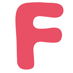 Red letter f