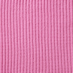 Wool knitted fabric texture background in pink color. Color Wallpaper