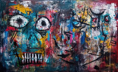 Obraz premium graffiti on the wall