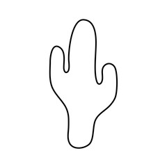Cactus Outline vektor