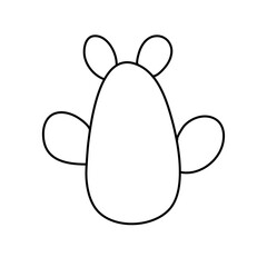 Cactus Outline vektor