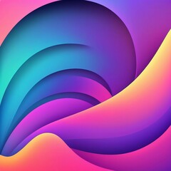 Vector gradient 3d abstract background , Generated AI