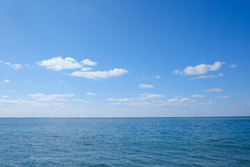 沖縄の海と空