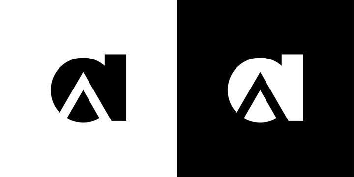 Minimalist Letter A A monogram logo design vector template