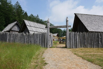 Palisade an Keltensiedlung Museum am Hunnenring Otzenhausen