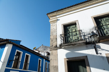 View of buildings in Pelourinho, historic center of the city of Salvador, Bahia.