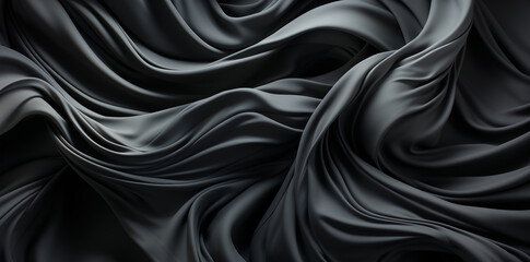 Obraz premium black satin background