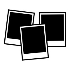 Three Polaroid photo frame