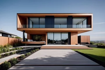 Foto op Plexiglas modern house in the park © Designer Khalifa