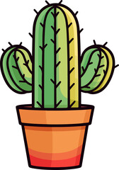 Cactus clipart design illustration