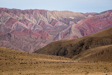 Vistas del cerro de 14 colores, Hornocal, Argentina