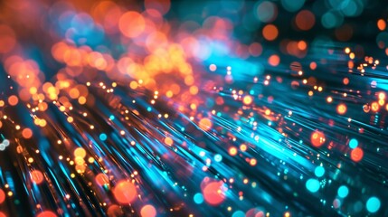 Background of data transport via fiber optic cables