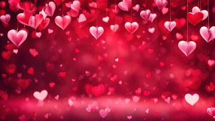 Valentines day blur background