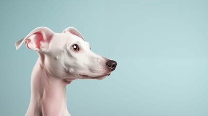 Portrait of greyhound