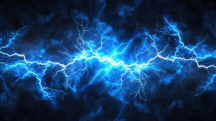 Fototapeta premium lightning in the night sky 