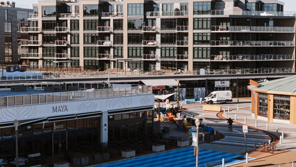 Drone of Long Branch Pier Village 