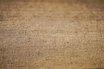 A linen material close up. 