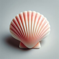 seashell on white