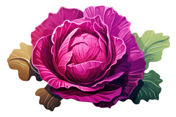 Obraz premium Watercolor Floral Illustration: Serene Beauty in a Garden of Blooming Flowers on a Decorative White Background