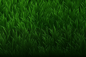 Fototapeta na wymiar Illustrated background of green grass. Horizontal creative theme poster