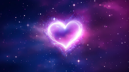 Vibrant Valentine's Day background, hearts background