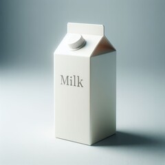 box of milk and glass of milk