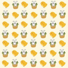 animal pattern illustration - seamless pattern - wrapping paper background - gift paper