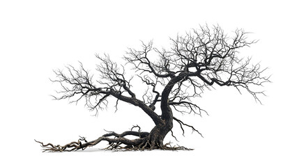 dead trees on transparent background PNG