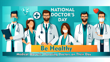 national doctor's day flyer