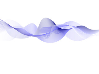 Beautiful abstract wave technology background