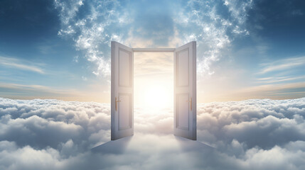 door to the sky. Generative Ai