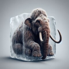 mammoth in the ice