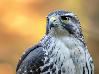Obraz premium Closeup Portrait of Northern goshawk bird