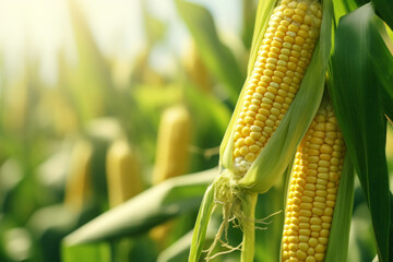 Corn, the new bio-fuel technology - obrazy, fototapety, plakaty