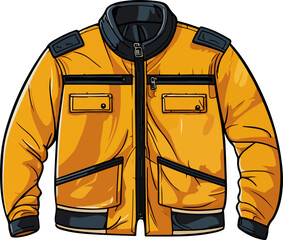 Jacket clipart design illustration